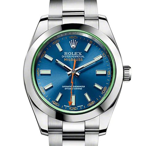 rolex milgauss steel.